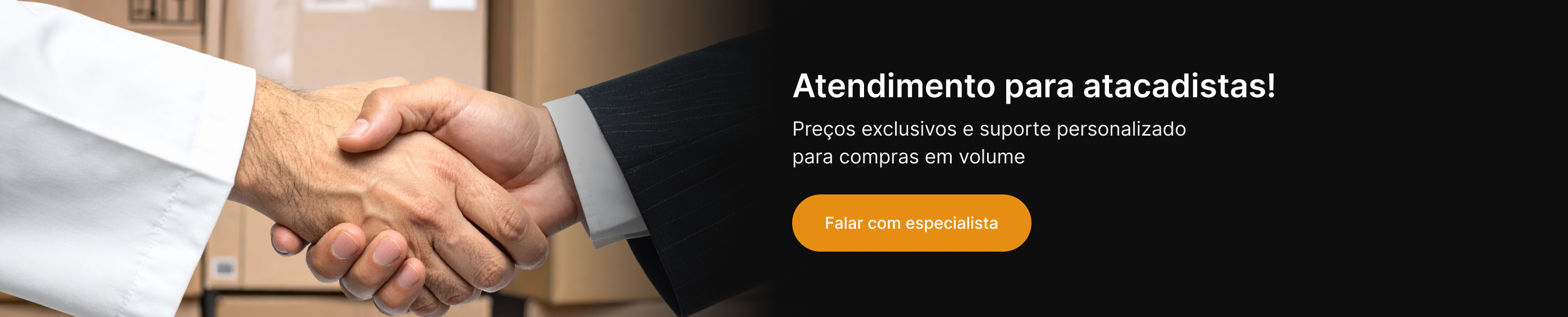 Atendimento para atacadistas